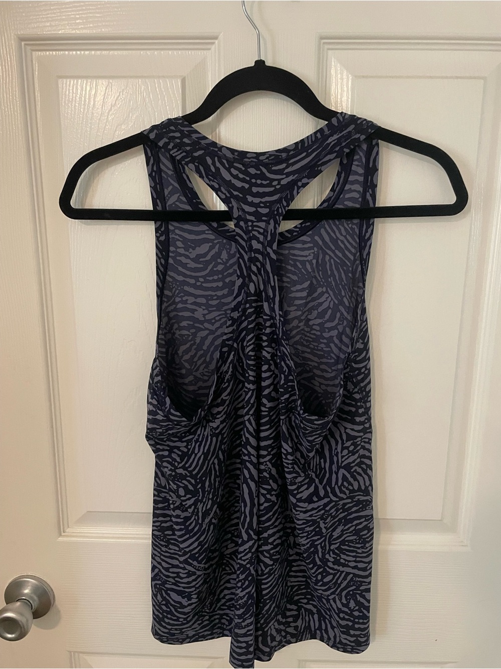 Athleta Ultimate Train Racerback Tank Navy Print Small - Picture 2 of 8